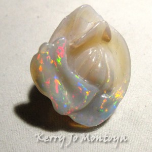 opal carving