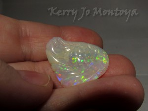 opal carving